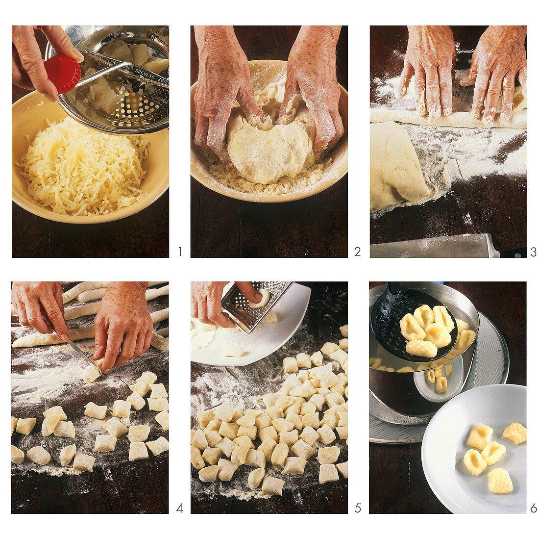 Making potato gnocchi