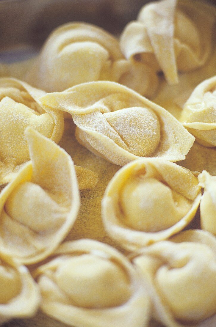 Home-made tortellini