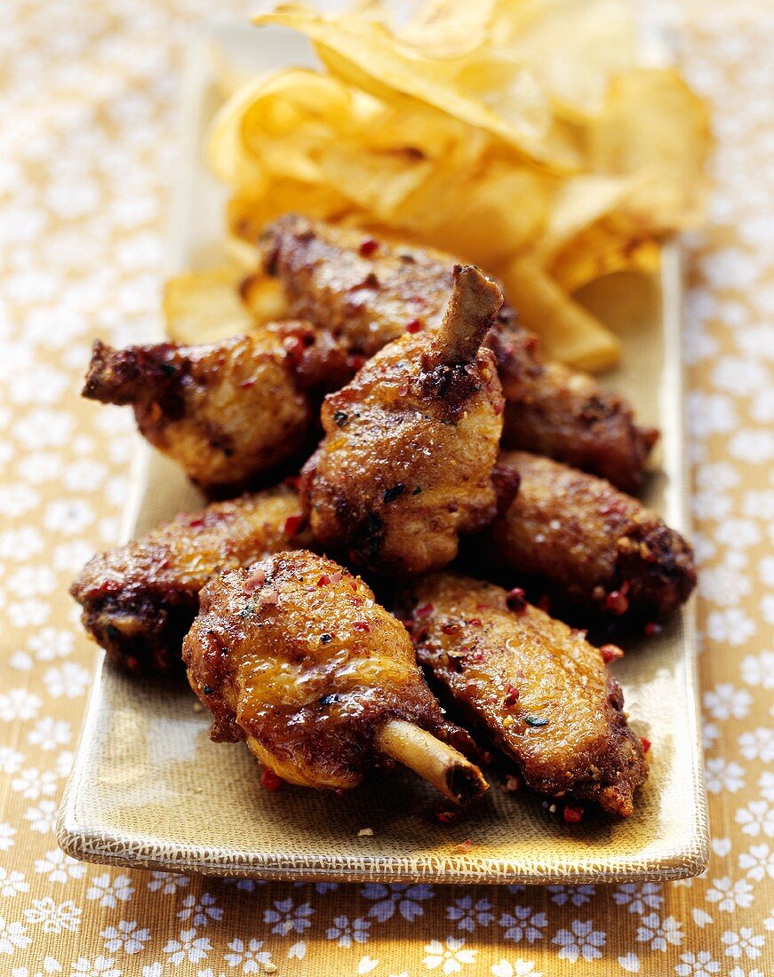 'Barbecue-style' chicken wings