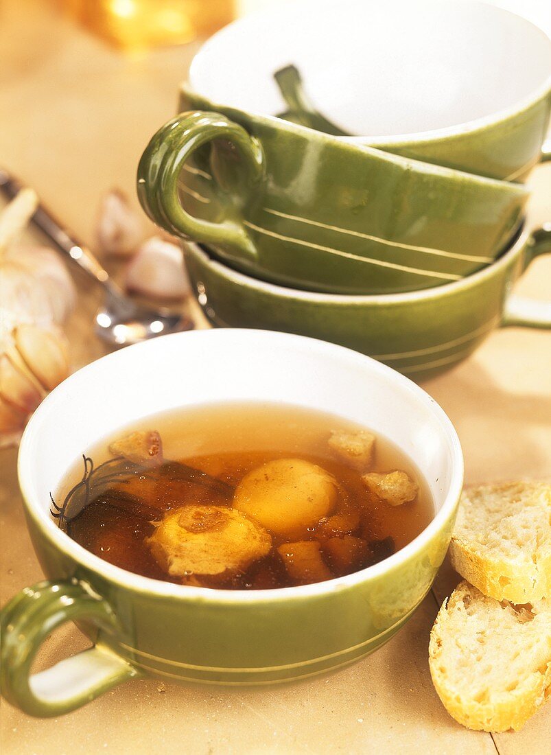 Pancut (Majorcan garlic soup)