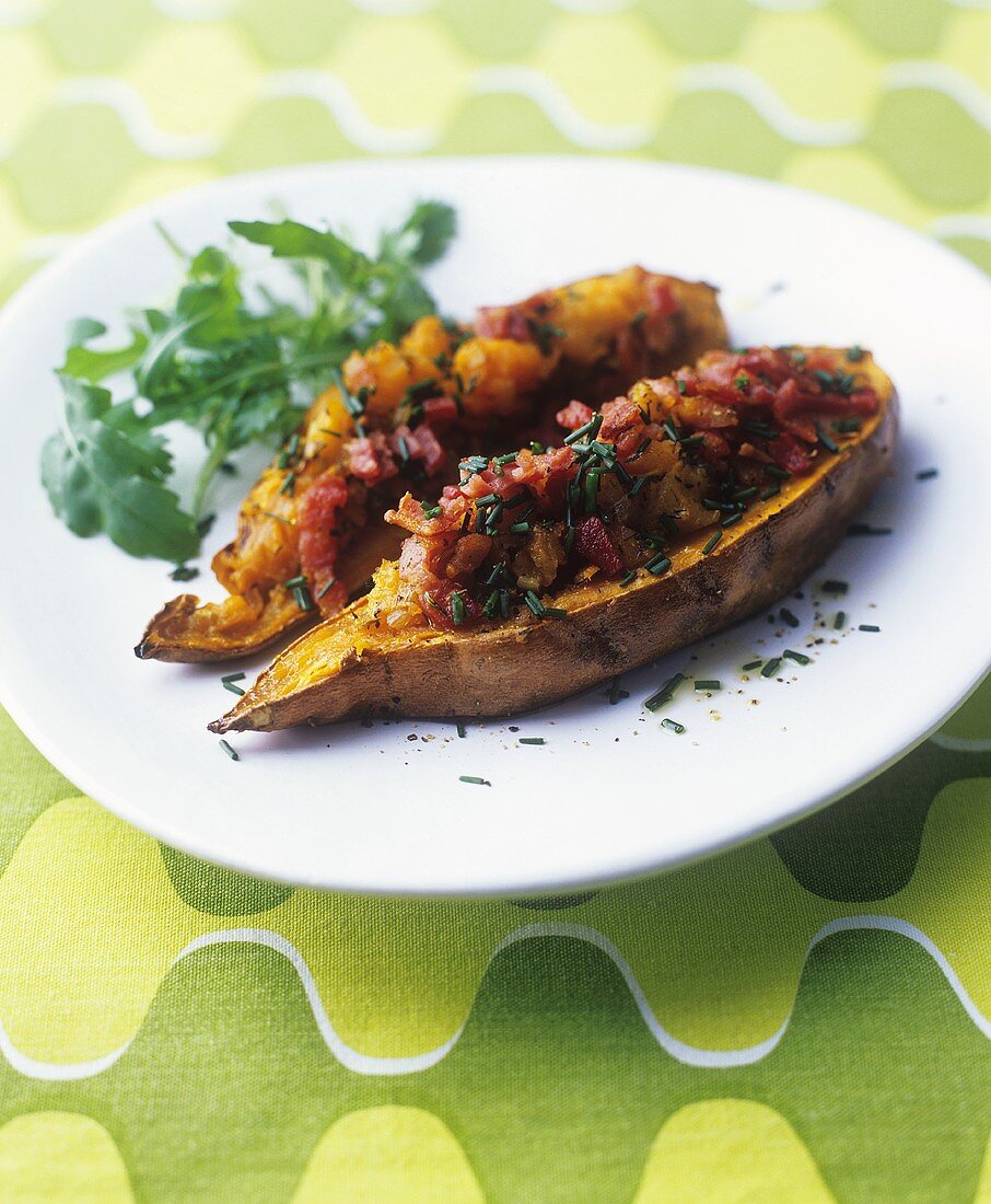 Stuffed sweet potatoes