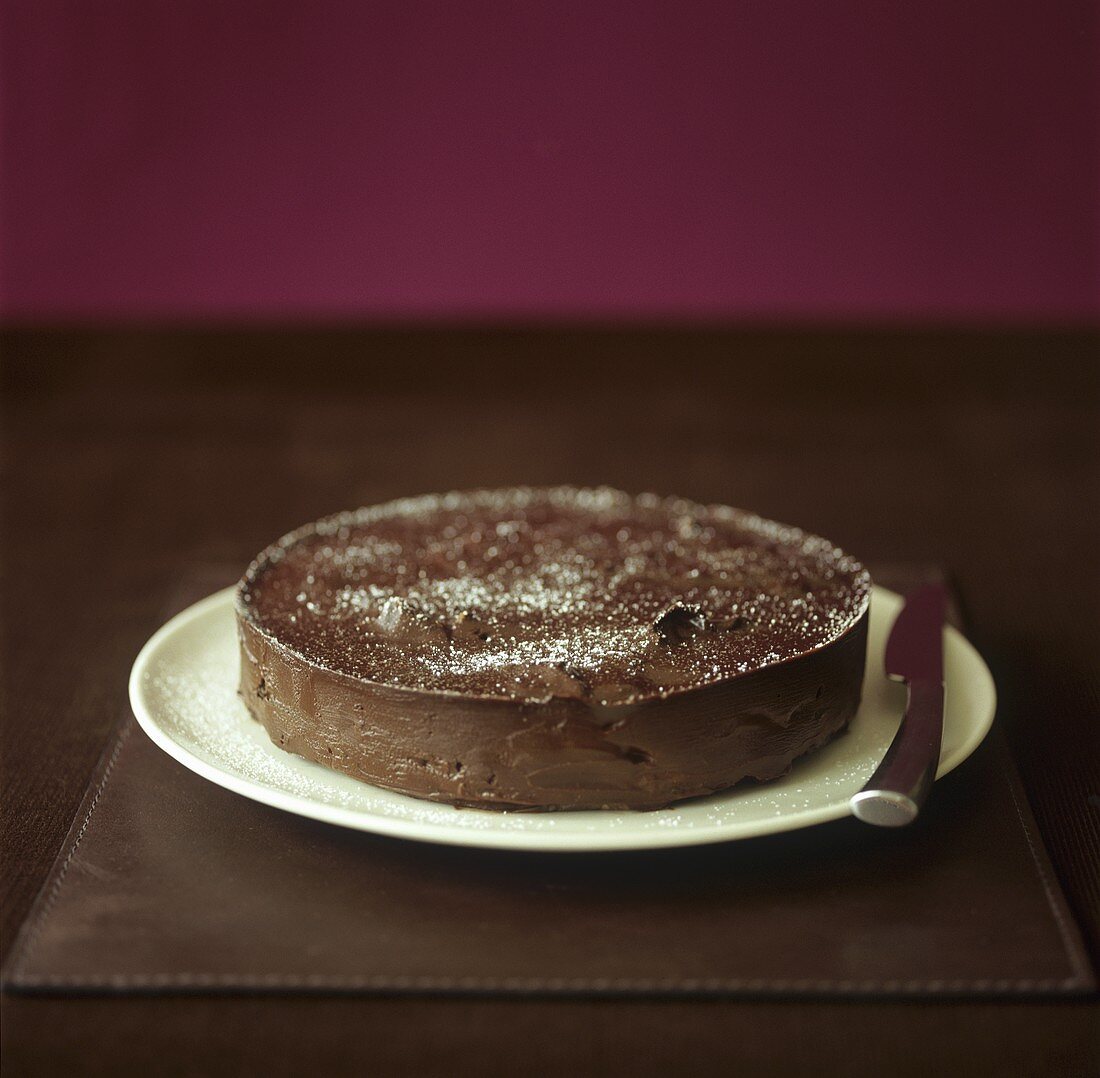 Chocolate fudge cake (UK)