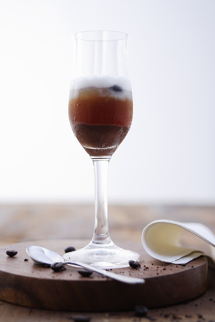 A coffee cocktail
