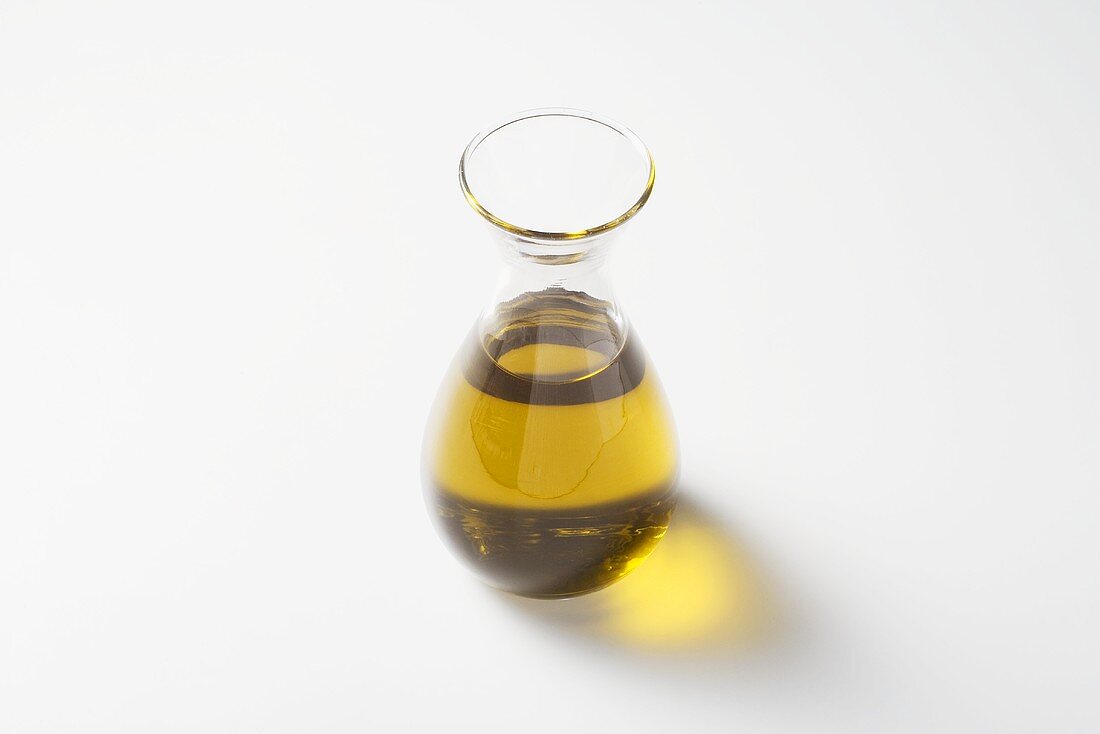 Olive oil in a carafe
