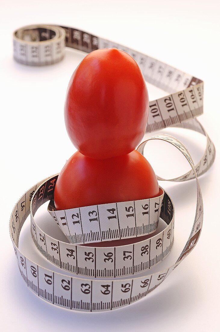 Tomaten mit Massband