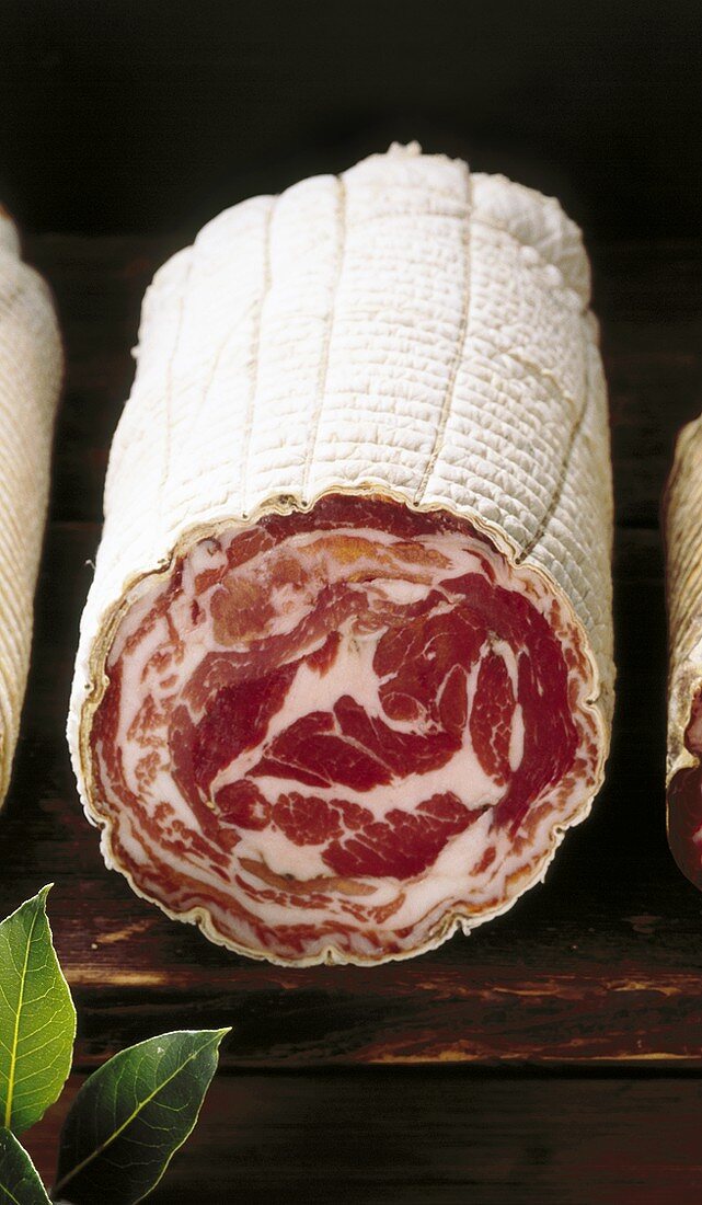 Pancetta (luftgetrockneter Bauchspeck, Italien)