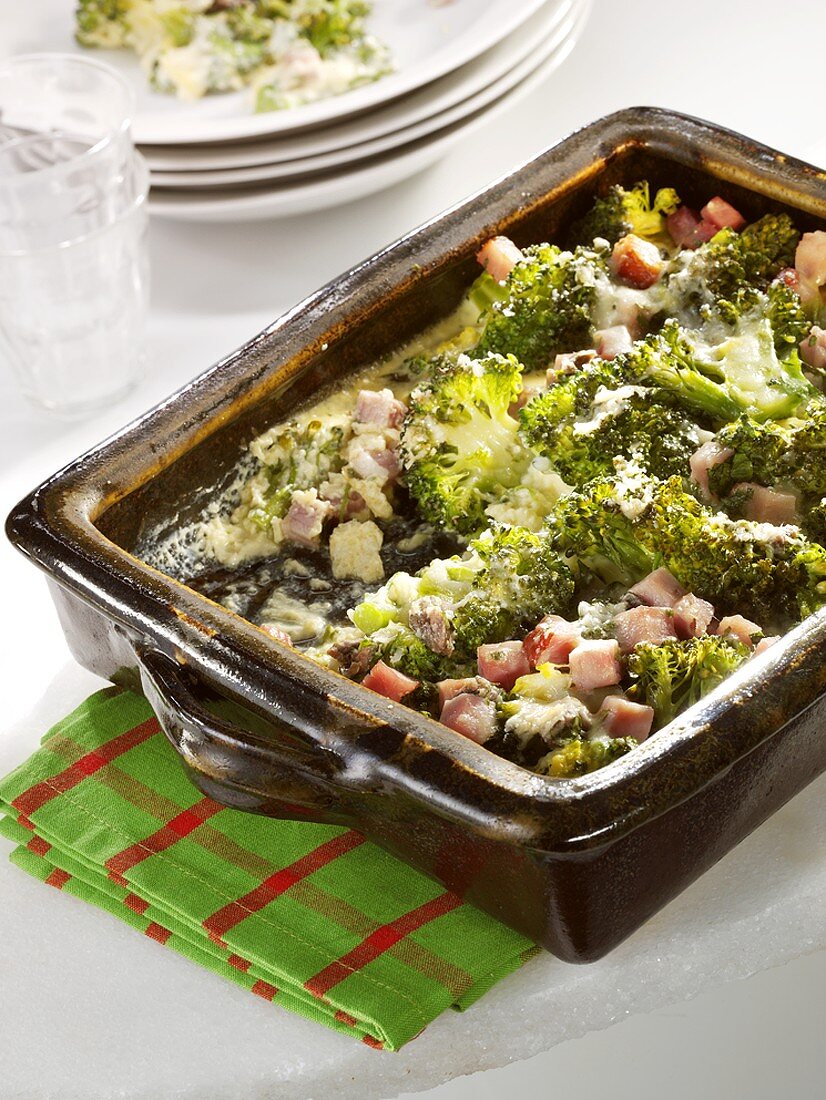 Broccoli bake with anchovies