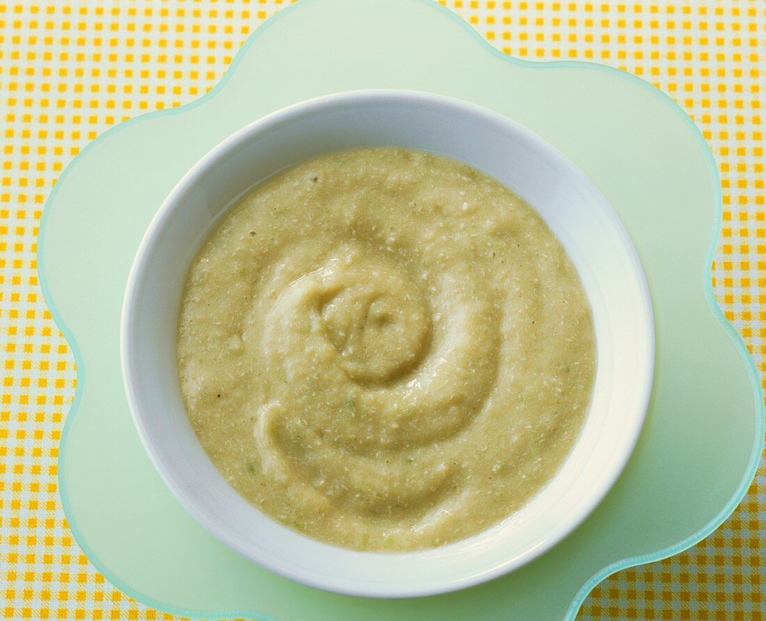 Potato and turkey purée (baby food)