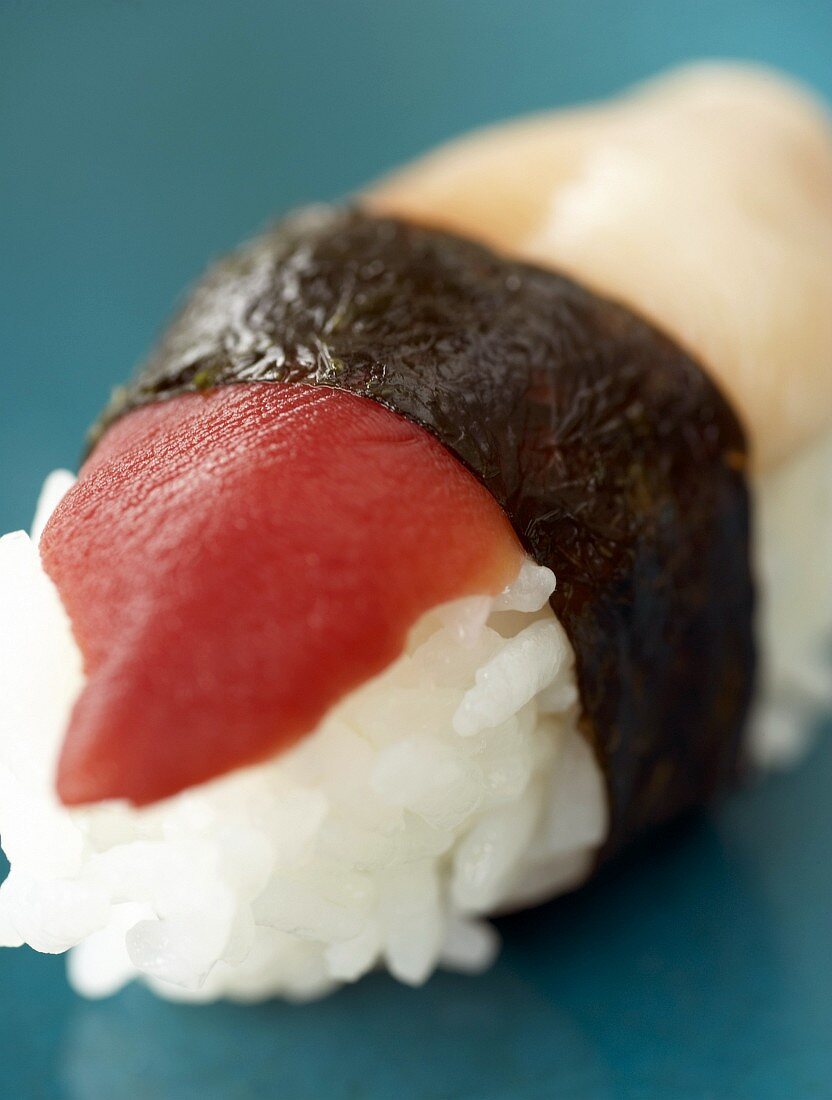 Nigiri sushi with crab claw