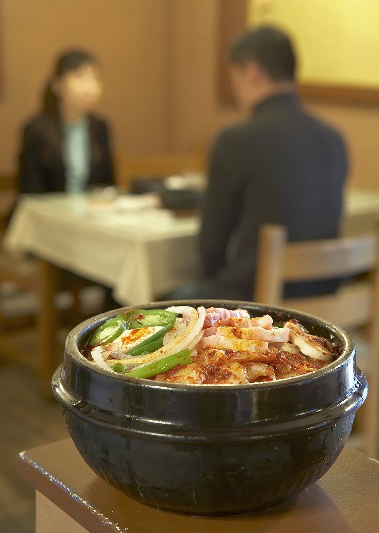 Kimchi stew (Korean cabbage dish)