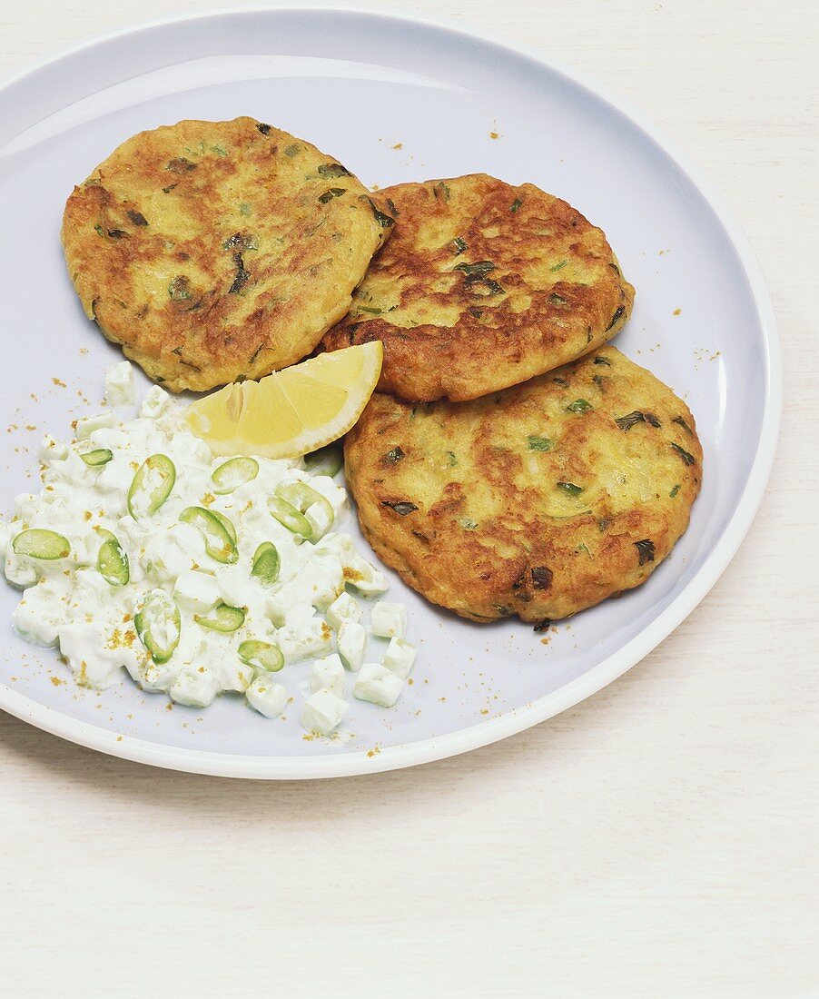 Indische Kartoffelplätzchen