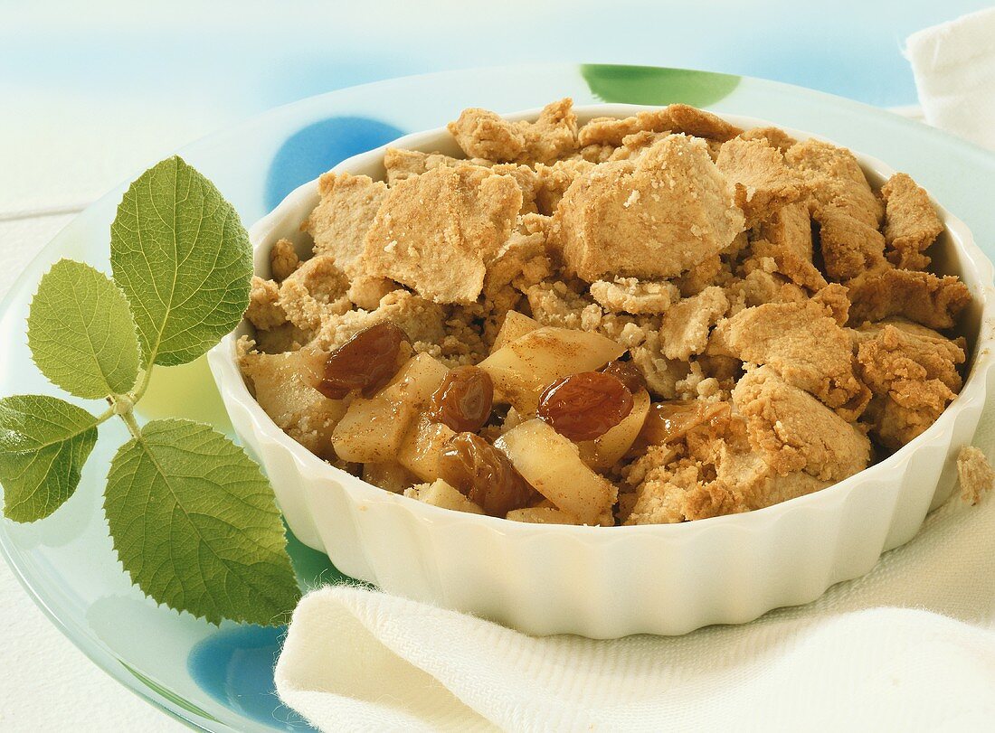 Apple crumble