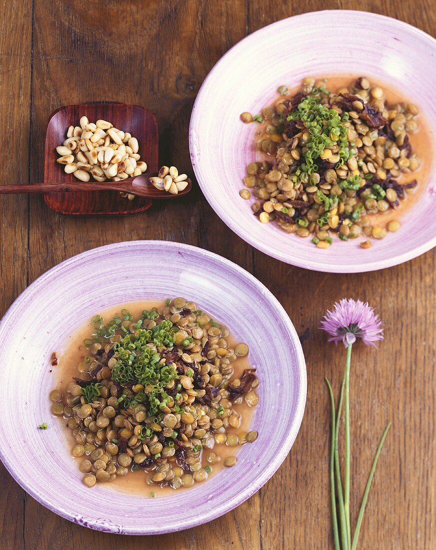 Lentils with prunes