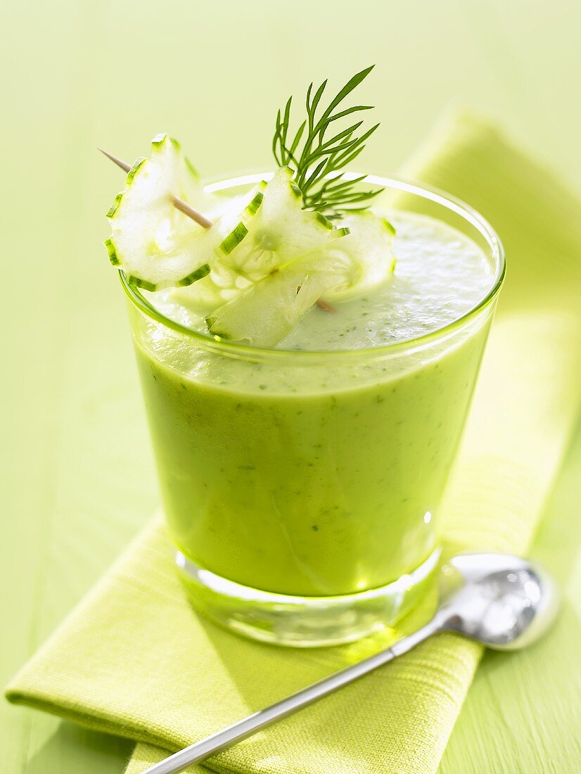 Cucumber buttermilk drink