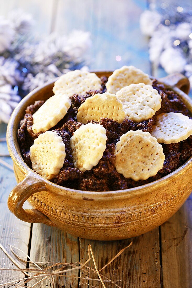 Lamance z makiem (Polish Christmas biscuits with poppy seeds)