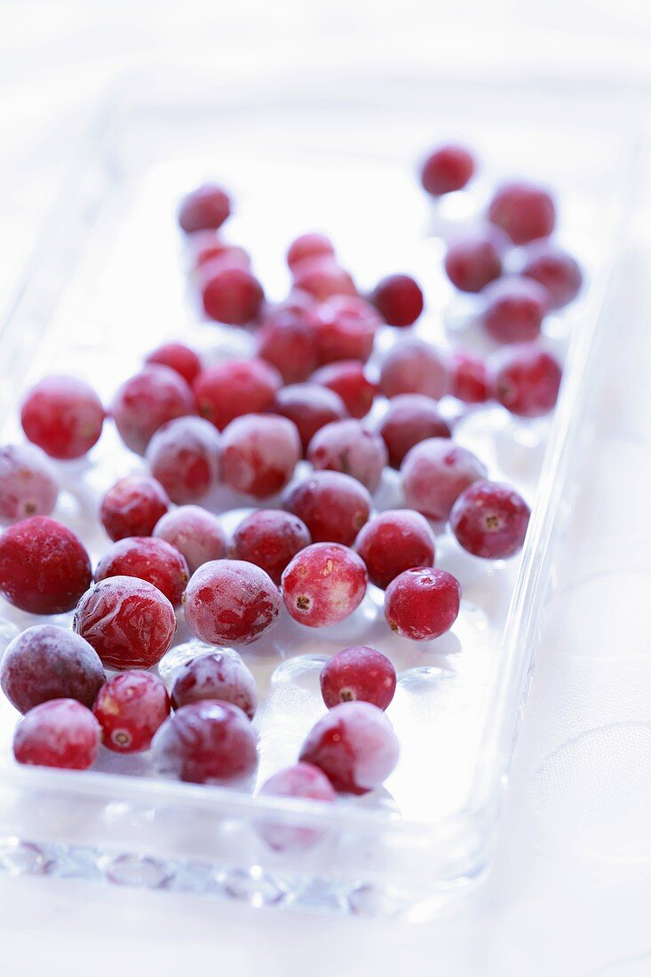 Frozen cranberries