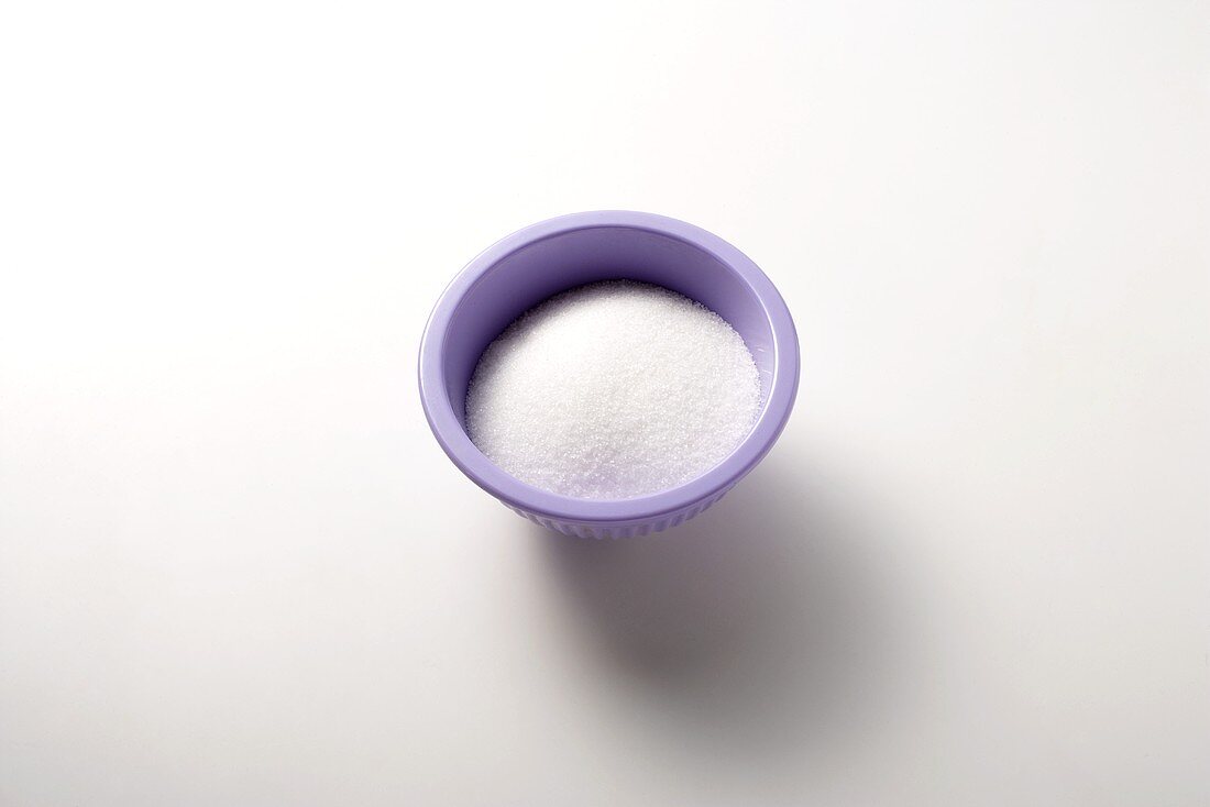 Sugar in a small bowl