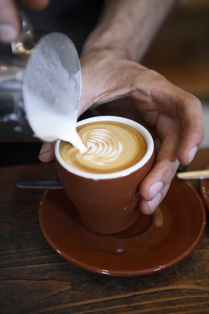 Cappuccino zubereiten