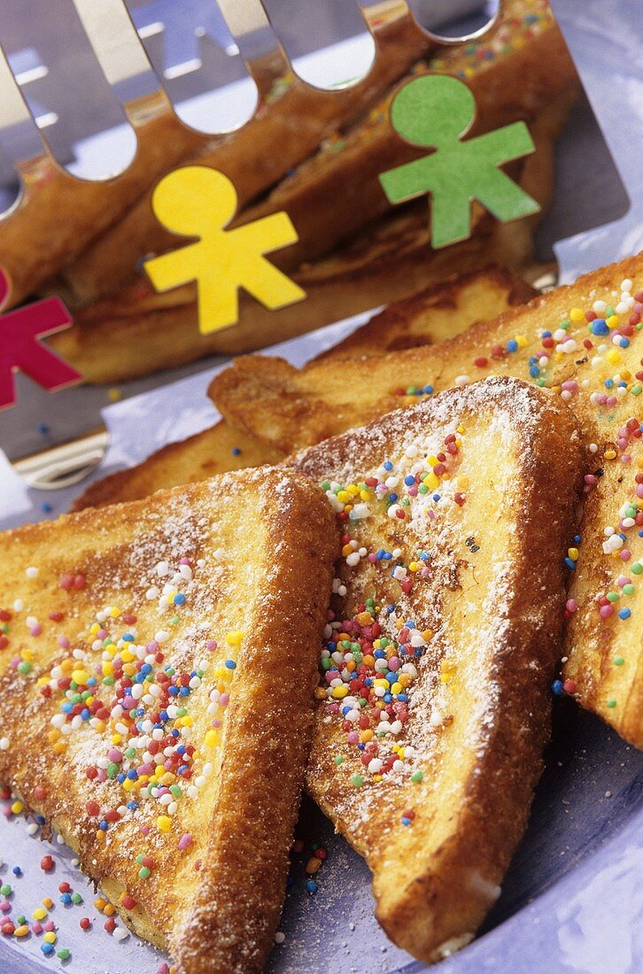 French toast with sprinkles