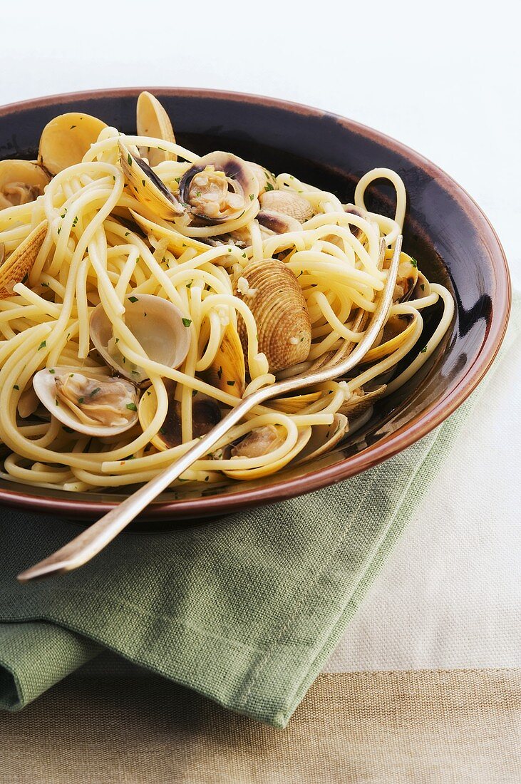 Spaghetti mit Clams