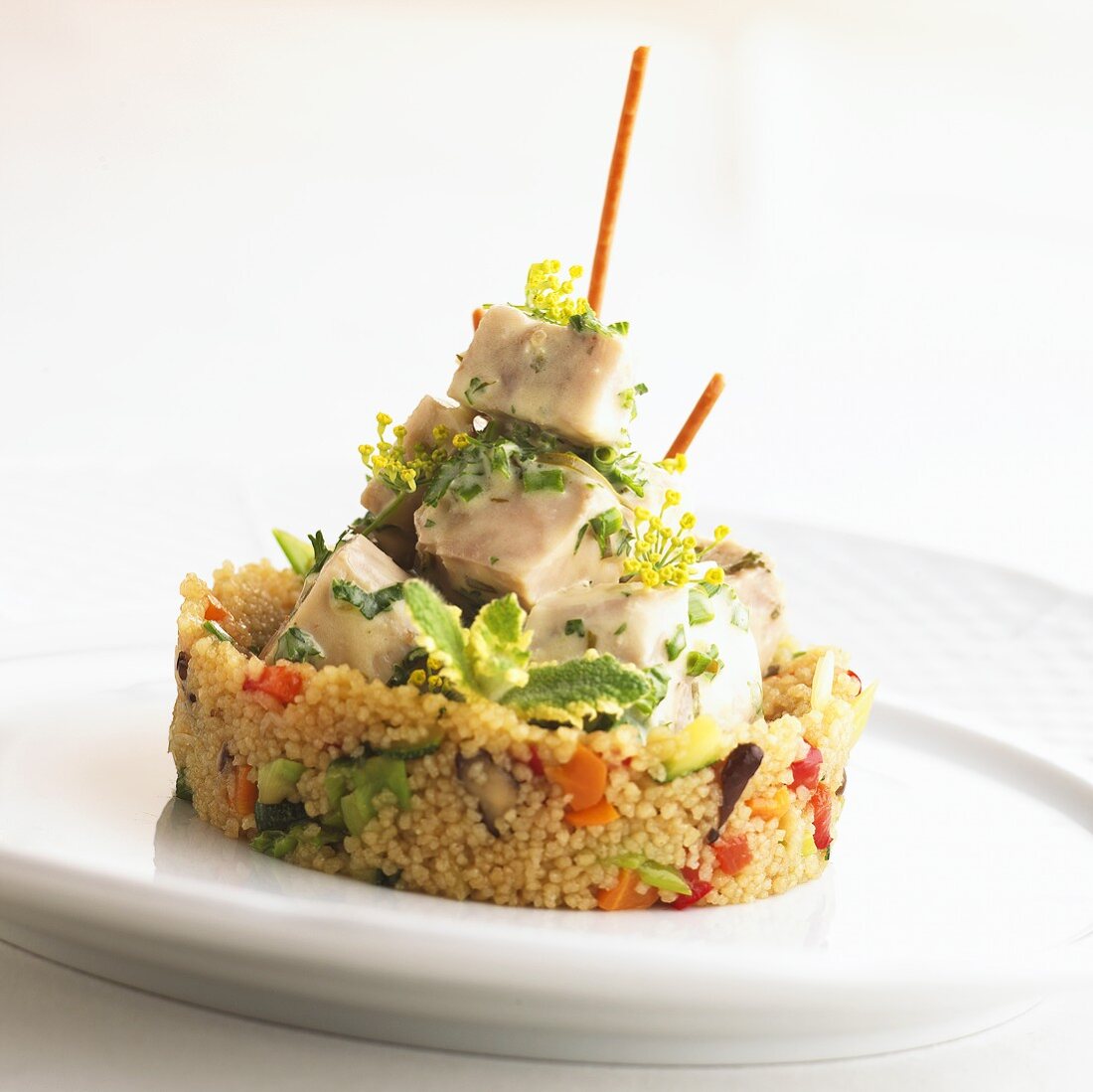 Couscous with rabbit and vegetables
