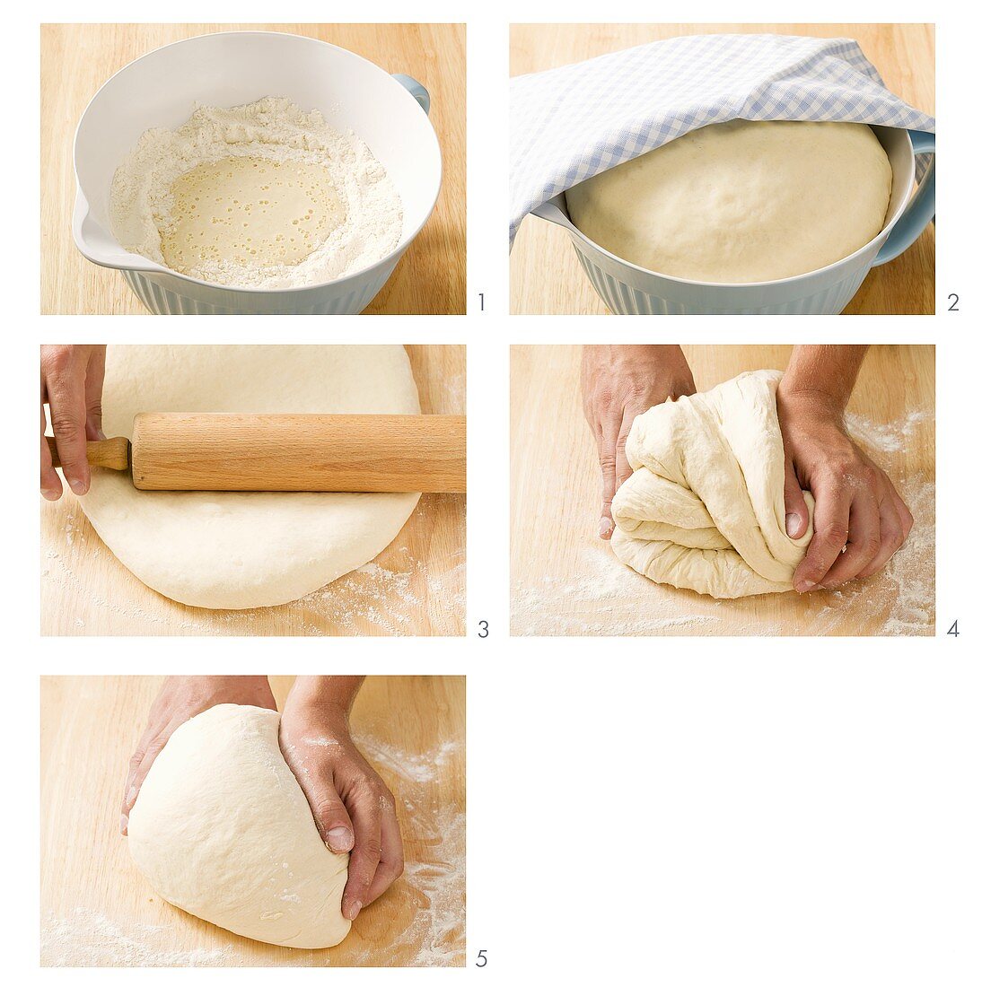 Making yeast dough