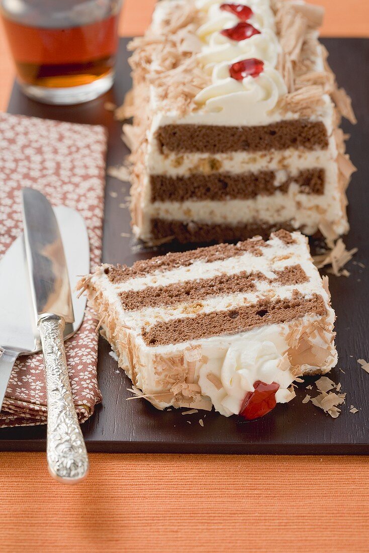 Joghurt-Schoko-Kuchen mit Amaretti