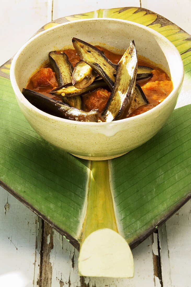 Aubergine curry