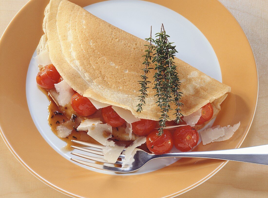 Tomato pancake