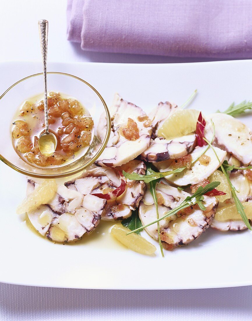 Octopus carpaccio