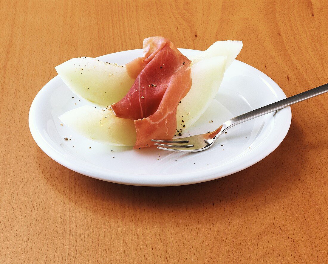 Melon with ham