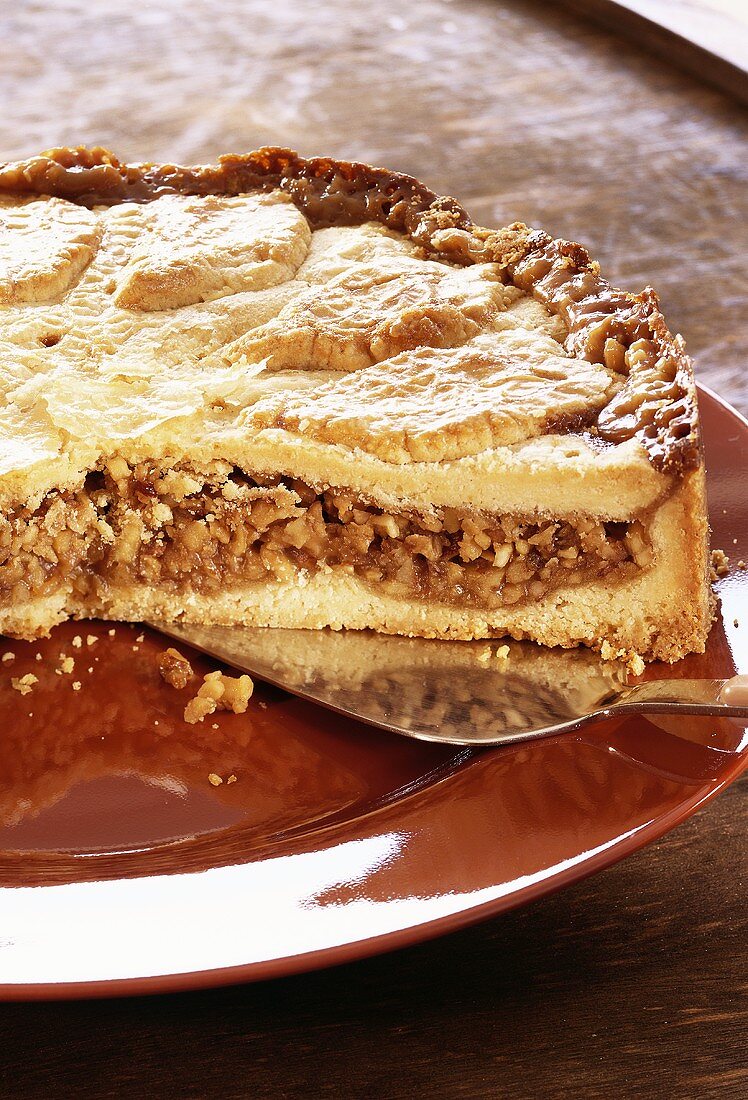 Nut cake from Valais (Switzerland)