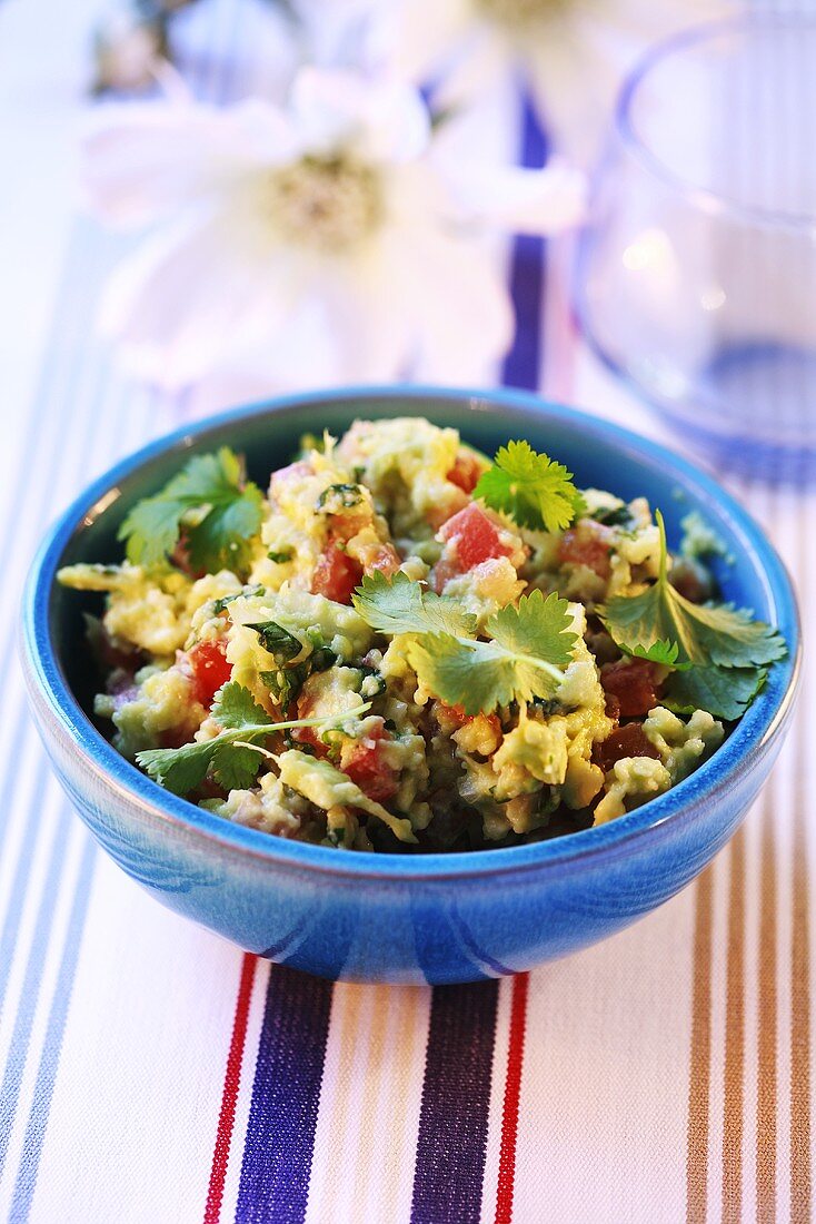 Guacamole with coriander