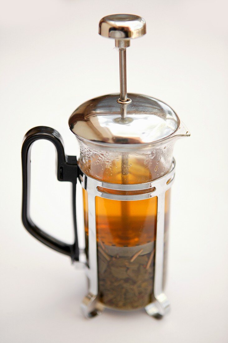 Tea in infusion teapot