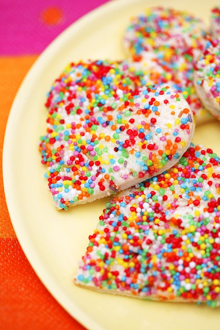 Fairy bread (Bread and butter with hundreds and thousands)