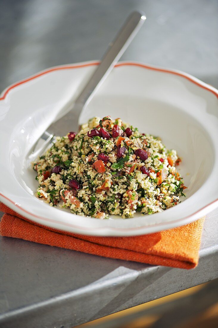 Tabbouleh with vegetables