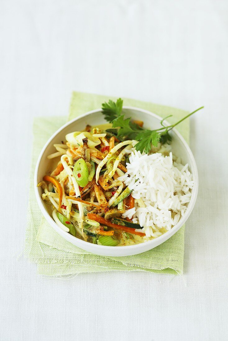 Vegetables with coconut