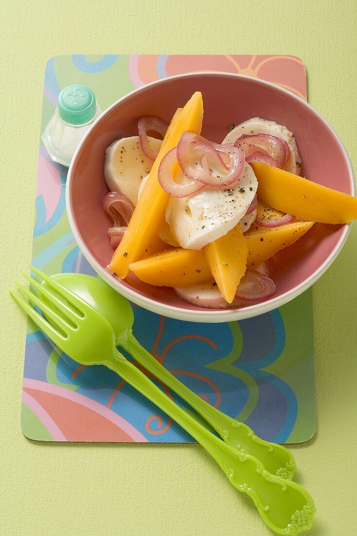 Mango-Mozzarella-Salat