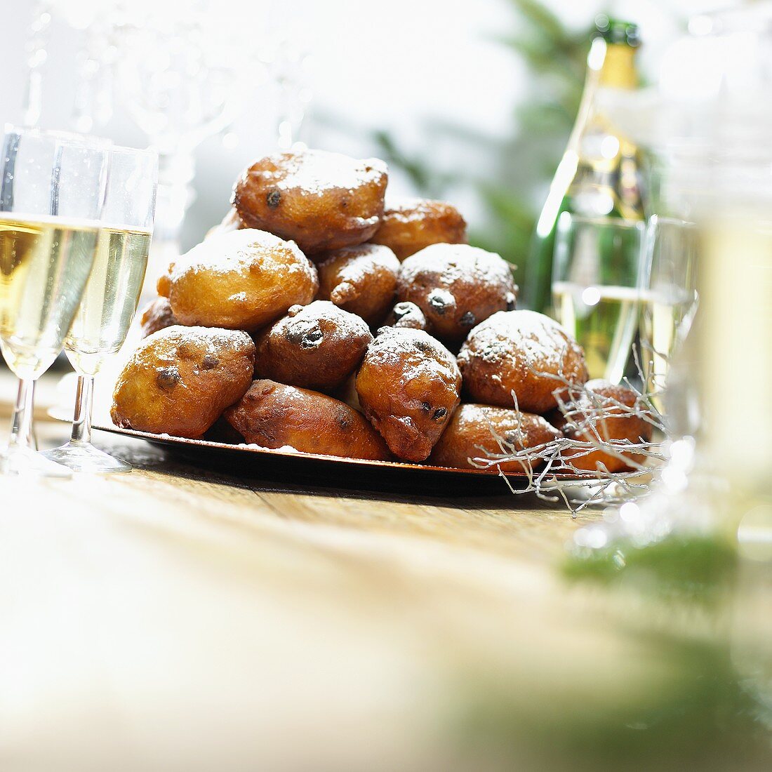 Oliebollen (deep fried New Year's pastries, Netherlands)