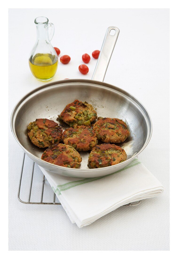 Roasted vegetable burgers