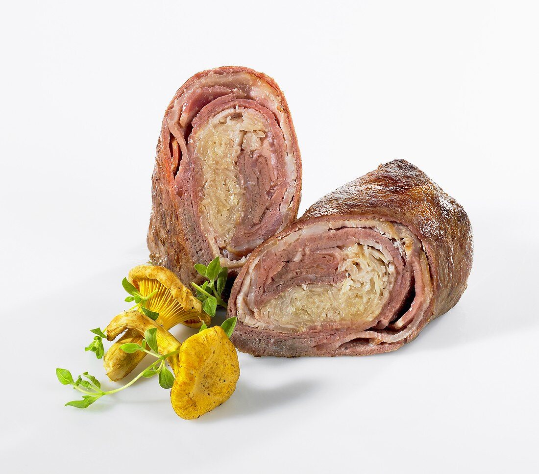 Wild boar roulade