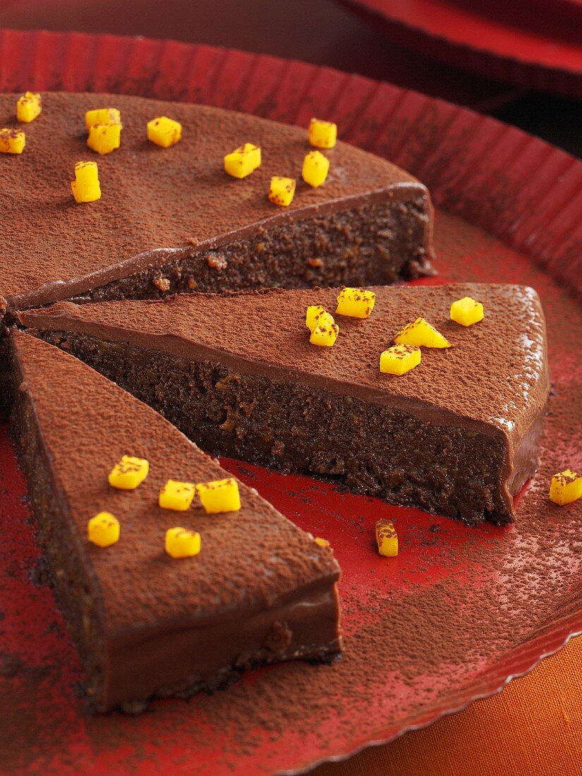 Pumpkin chocolate cake