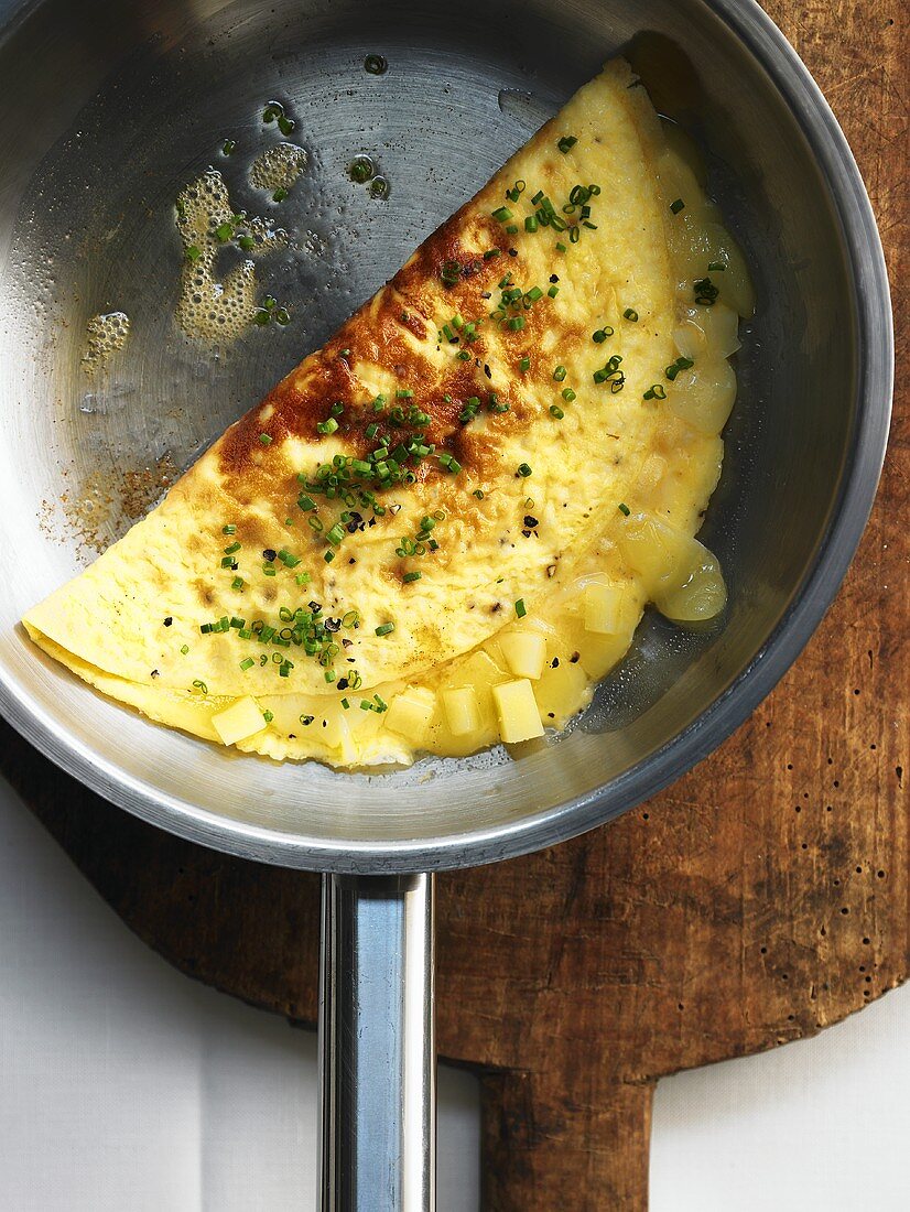 Four-cheese omelette