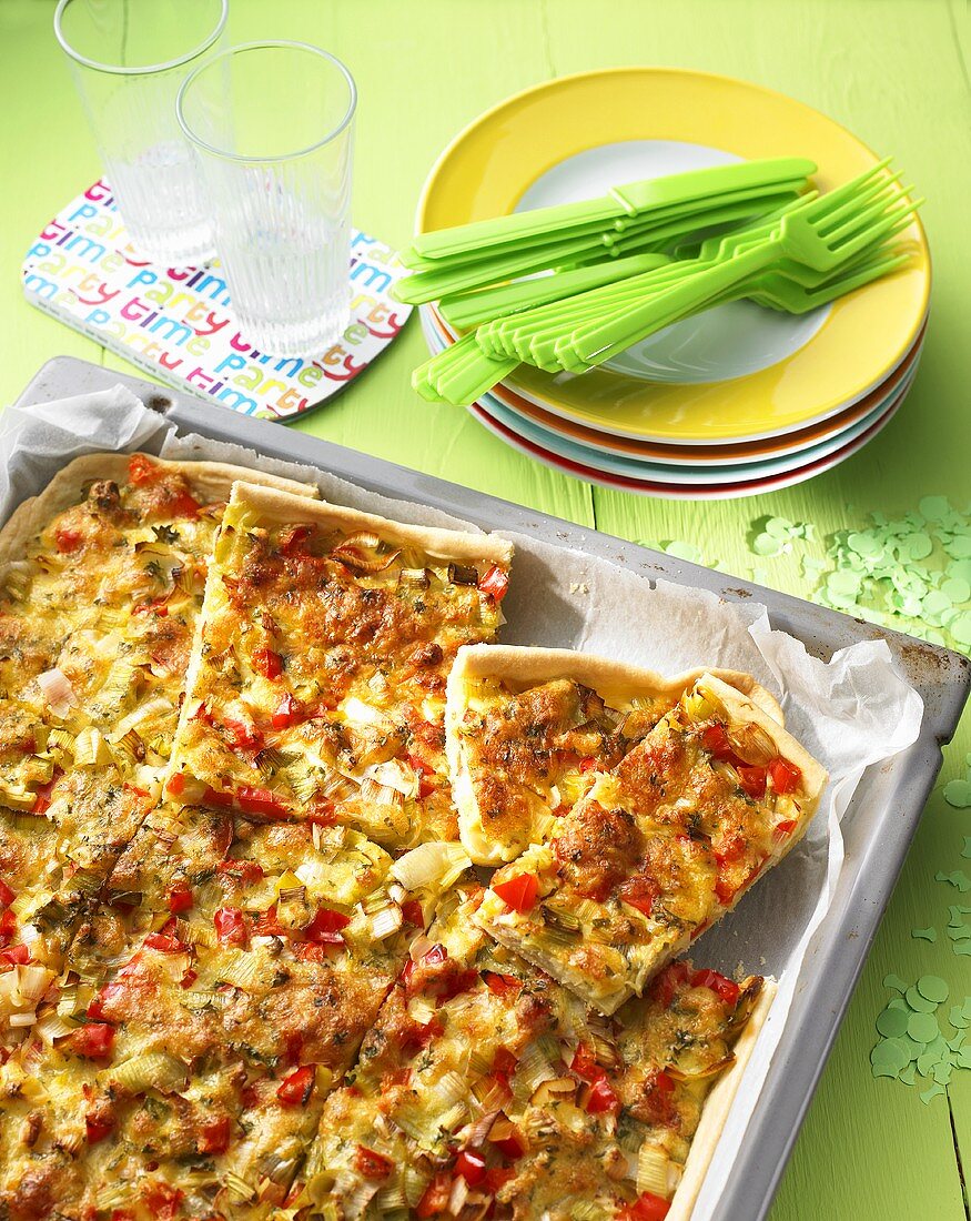 Bunte Kinderquiche