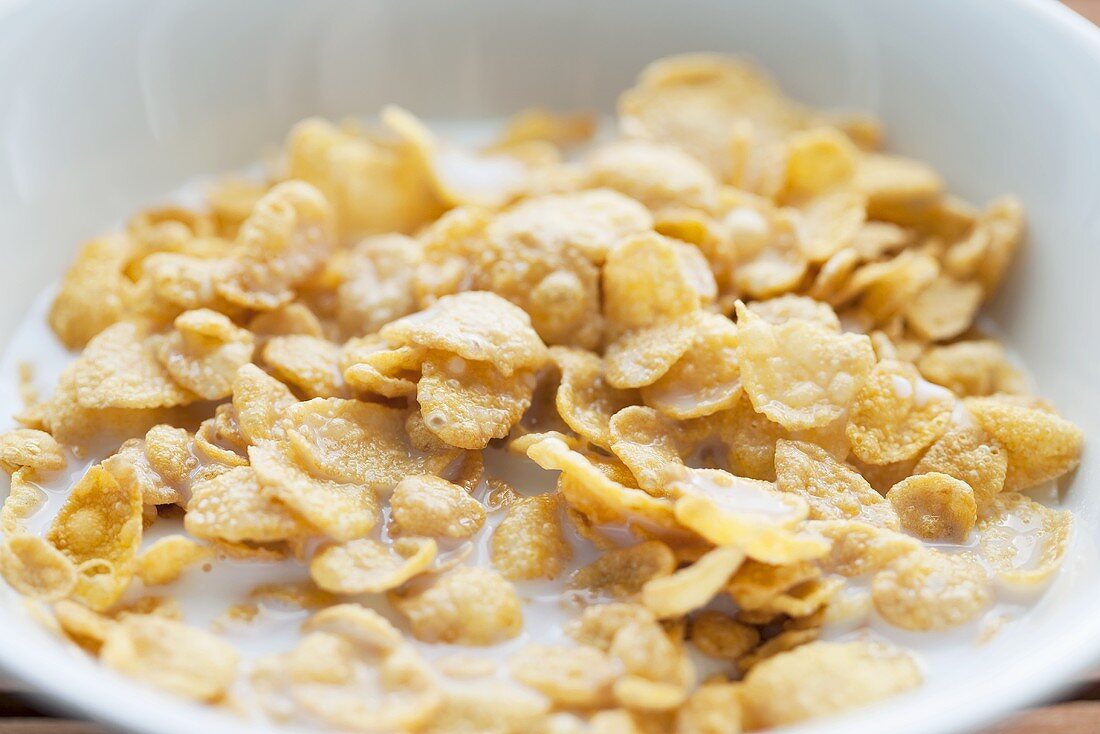 Cornflakes mit Milch