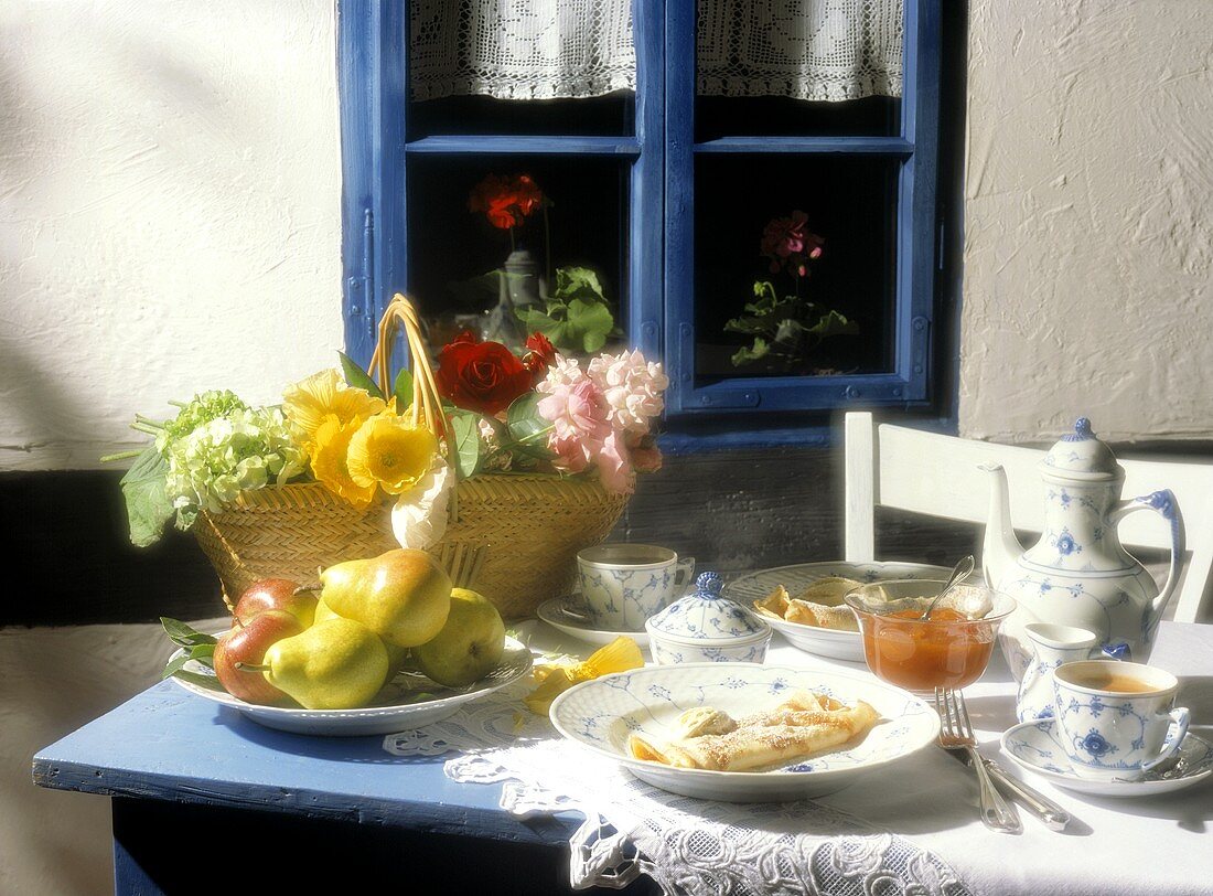 Breakfast Table In Bornholm