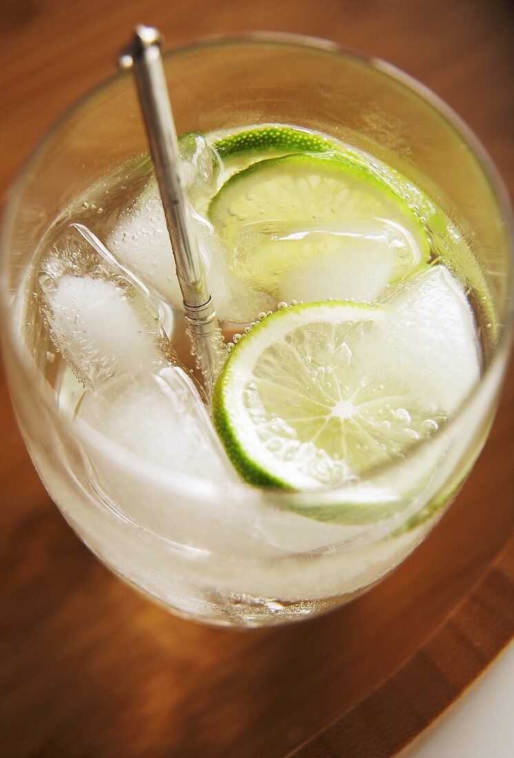 Ginger gin and tonic