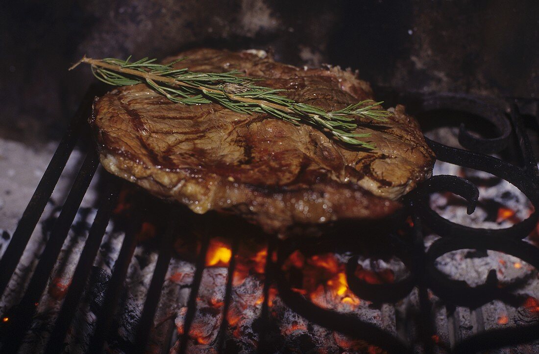 Bistecca alla fiorentina (Grilled beef steak, Italy)