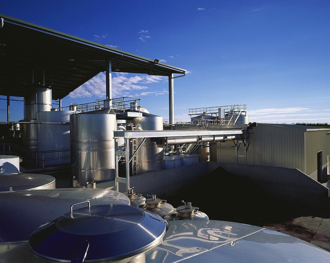 Edelstahltanks, Haselgrove Wines, McLaren Vale, Südaustralien