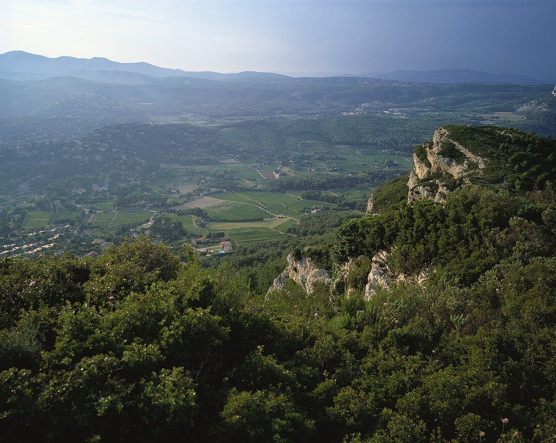 Blick auf Cassis, Provence, Frankreich